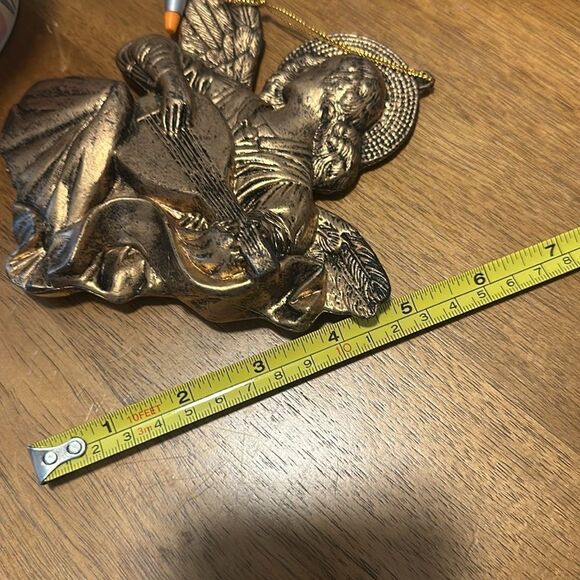 Gold Vintage Holy Angel Wall Hanging/Tree Ornament (5) - Picture 6 of 6